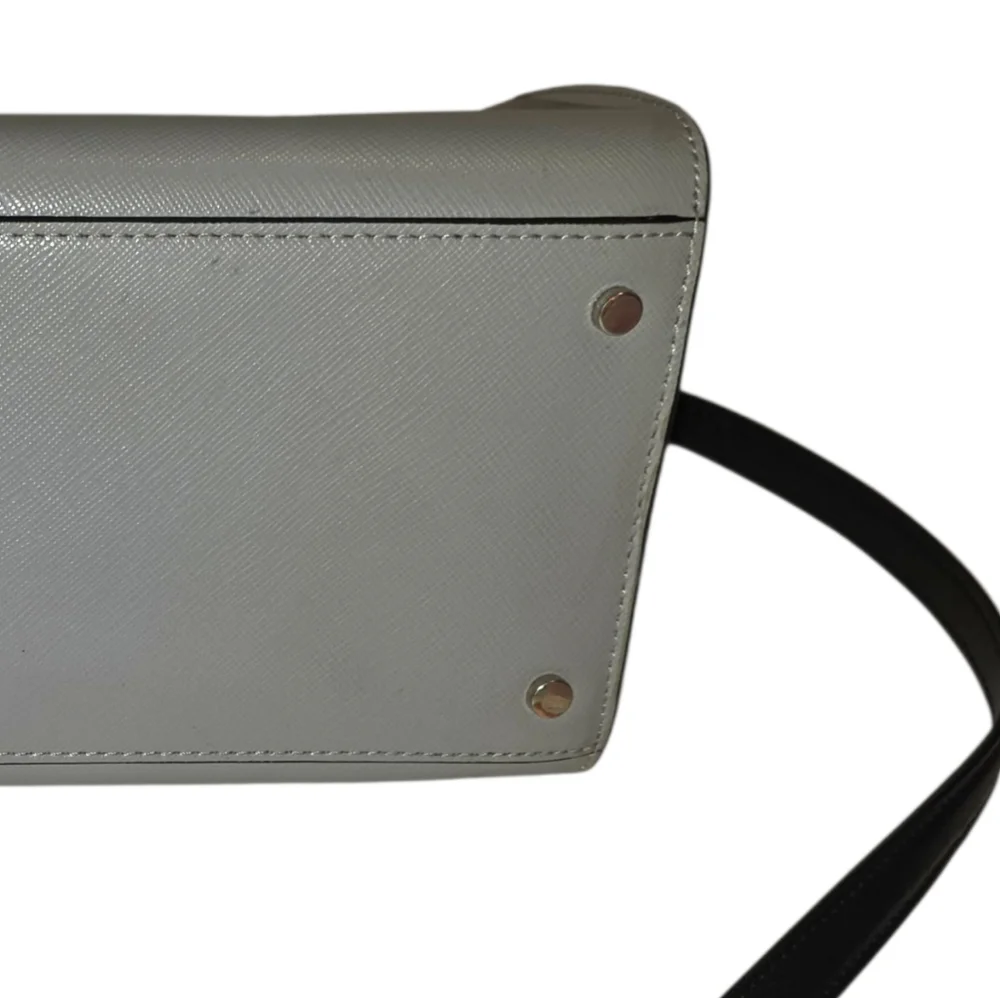 Kate Spade New York Staci Colorblock Medium Satchel Bag - Gray, Black, White - Picture 7 of 8